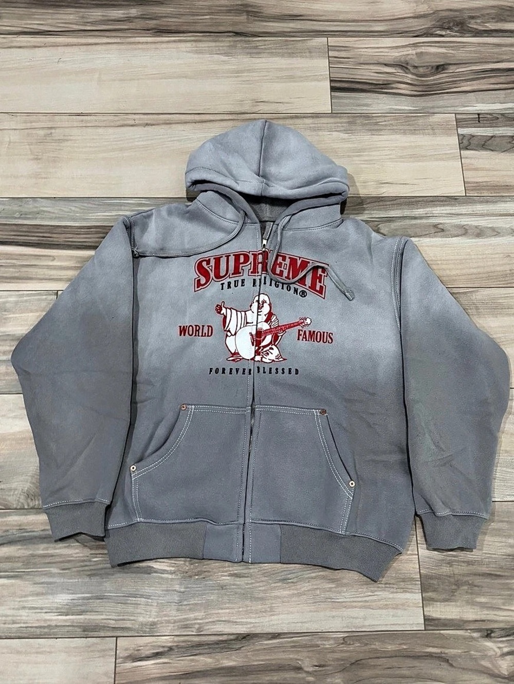 Supreme True Religion Zip Up Hooded
Size M
Brand new
Ships same day
